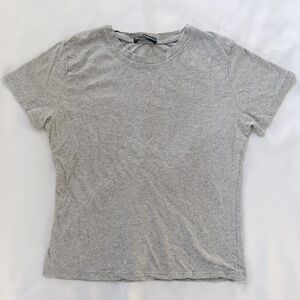 Brandy Melville Grey Baby Tee